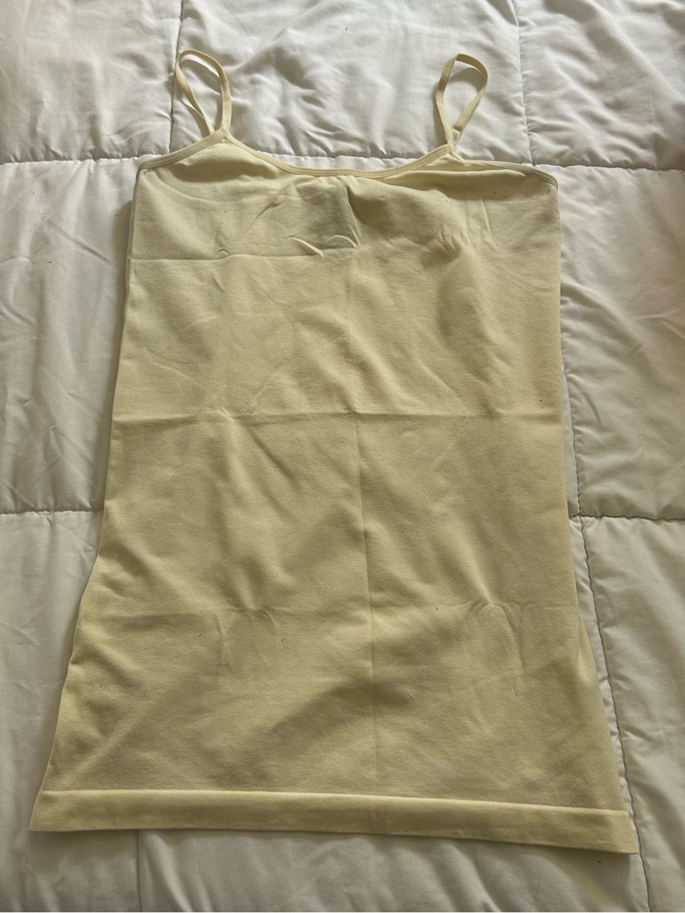 Women’s Cream Spaghetti Strap Camisole Top